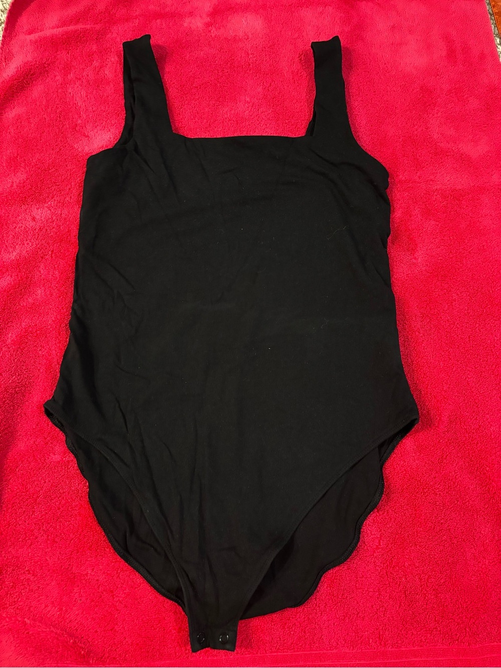 Old Navy Black Kids One-Piece Bodysuit with Wide Straps